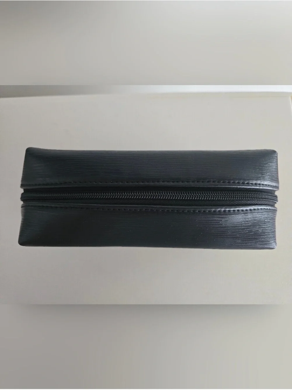 Yves Saint Laurent Black Textured Toiletry Case